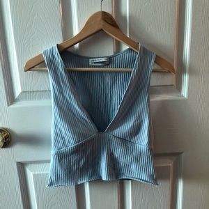 Urban Outfitters plunge cropped top